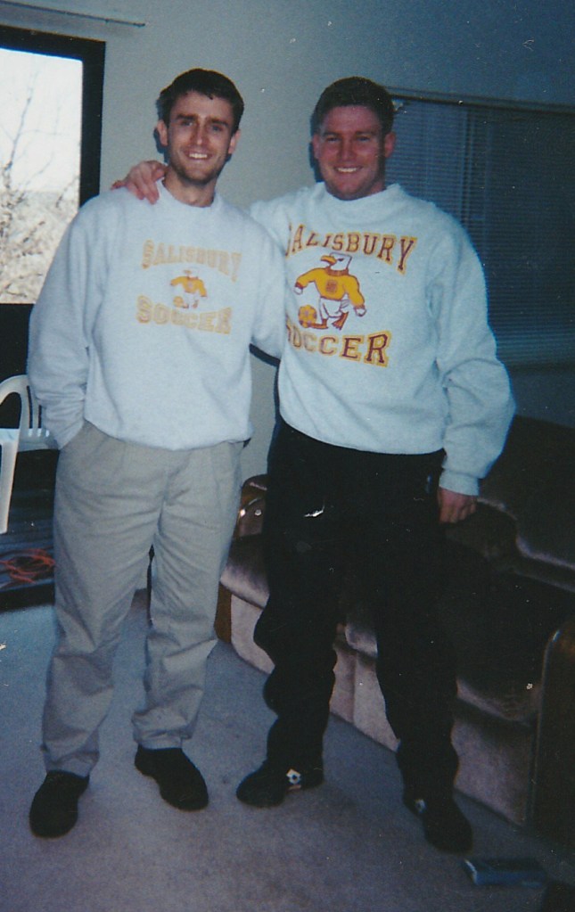 Best of friends ready to travel together.